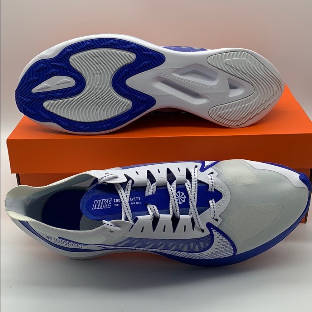 • NIKE ZOOM GRAVITY white/clear-racer blue men’s - Picture 2 of 16